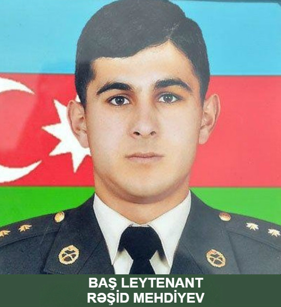 Baş leytenant Rəşid Rövşən oğlu Mehdiyev