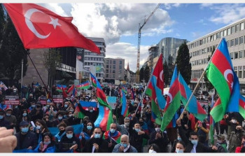 Azərbaycanlılar Nürnberqdə etiraz aksiyası keçirdi