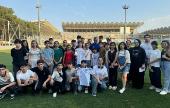 “Təhsil” yay düşərgəsinin iştirakçıları "Qarabağ" Futbol Klubunun bazasını ziyarət edib!