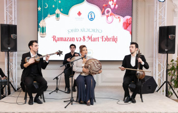 Ramazan ayı münasibətilə şəhid ailələri üçün iftar süfrəsi təşkil olunub!