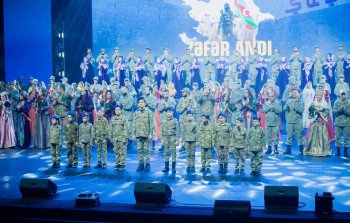 Tarixi Zəfərimizin 5-ci ildönümünə həsr olunmuş “Zəfər Andı” bədii kompozisiyası təqdim edilib!